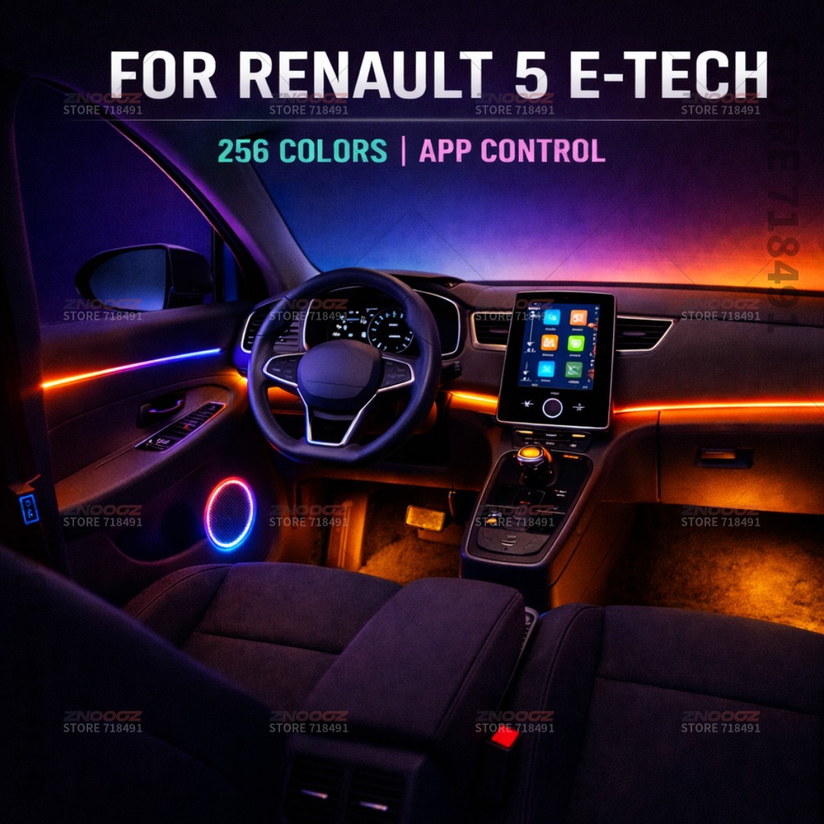 22in1 RGB سيارة الداخلية الاكر - مراجعة Tech Lighting Accessories وسعره